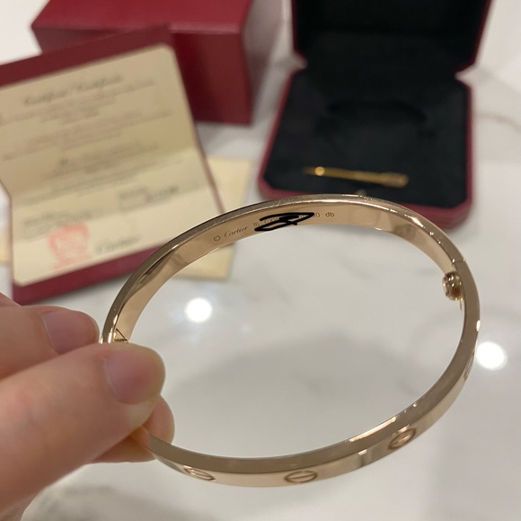 Cartier LOVE bracelet in rose gold- Size 16 - Picture 5 of 7